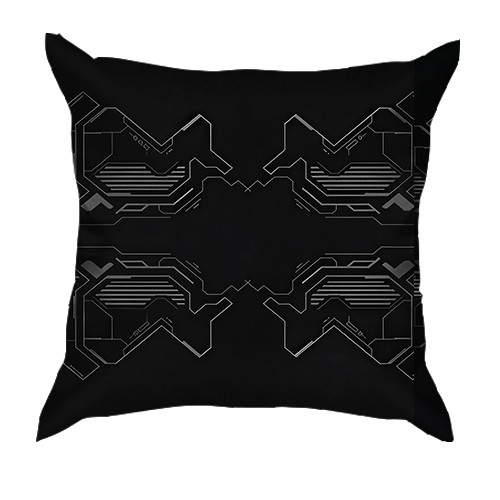 3D подушка Cyber Art Style (вид ззаду)
