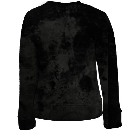 Дитячий 3D світшот Вогняний кінь (вид ззаду)