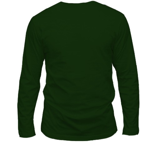 Мужской 3D лонгслив Costume Disco Elysium (вид сзади)