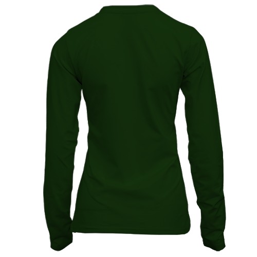 Женский 3D лонгслив Costume Disco Elysium (вид сзади)