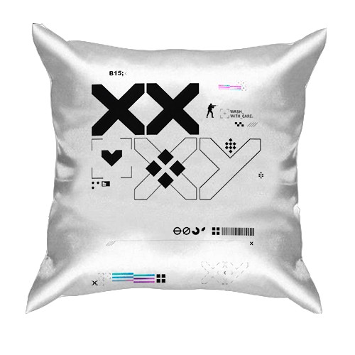 3D подушка Printstream style - CS2 (вид спереду)