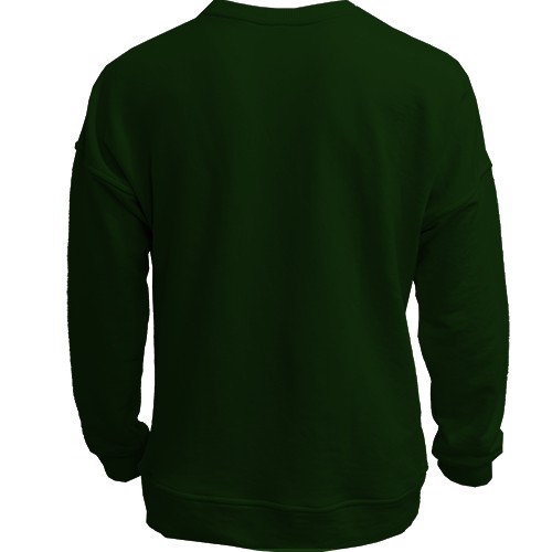 3D свитшот Costume Disco Elysium (вид сзади)