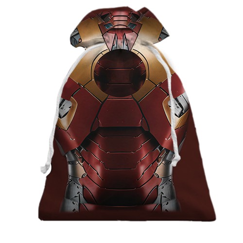 3D Подарунковий мішечок Костюм Залізної Людини (вид ззаду)