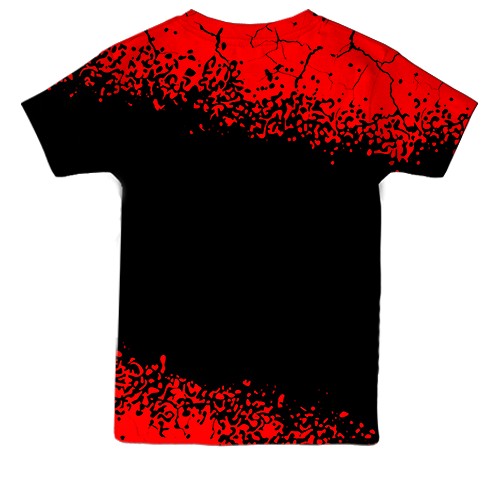 Детская 3D футболка Eat Sleep Warhammer Repeat (вид сзади)