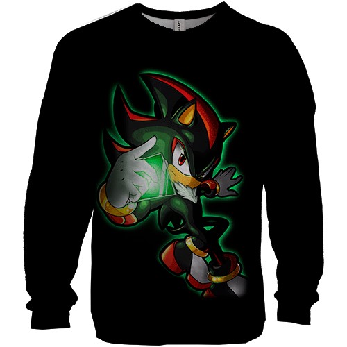 3D світшот Shadow the Hedgehog (вид спереду)