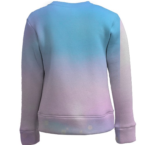 Детский 3D свитшот HUNTRIX K-POP (вид сзади)