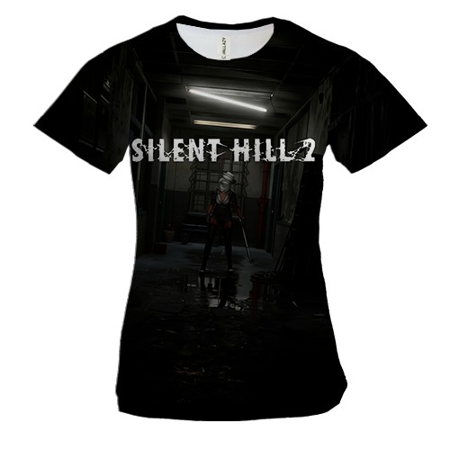 Жіноча 3D футболка Silent Hill 2 remake (вид спереду)