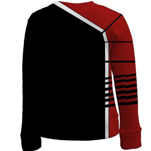 Дитячий 3D світшот Mass Effect, N7 logo (вид ззаду)