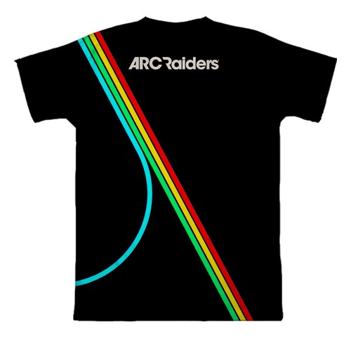 3D футболка ARC Raiders (вид сзади)
