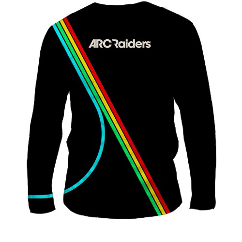 Чоловічий 3D лонгслів ARC Raiders (вид ззаду)