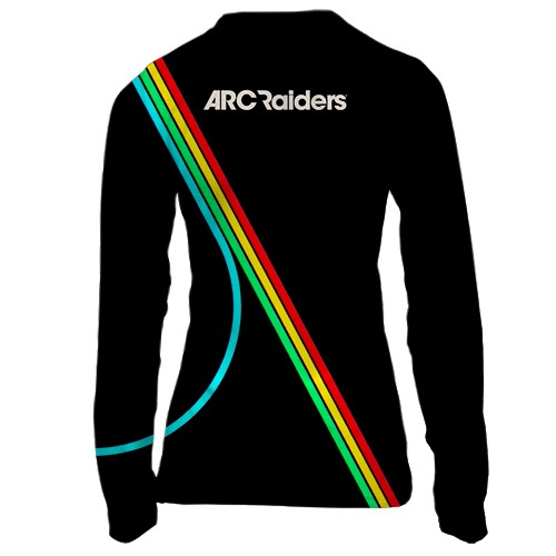 Жіночий 3D лонгслів ARC Raiders (вид ззаду)