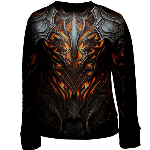 Дитячий 3D світшот Fire Costume (DarkSouls) (вид ззаду)