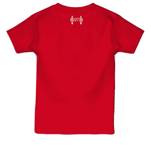 Дитяча 3D футболка форма Ліверпуль (вид ззаду)