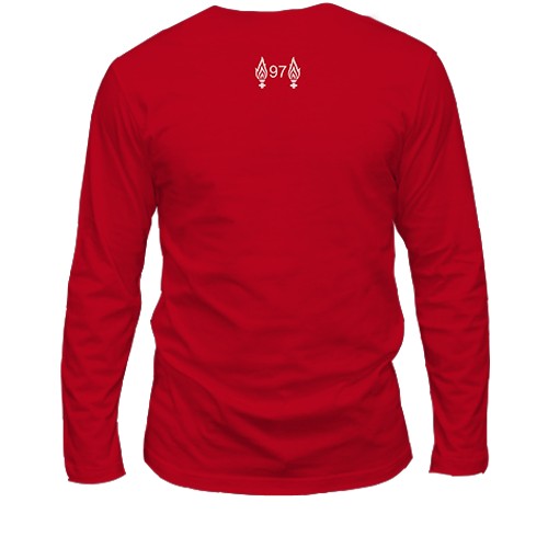 Чоловічий 3D лонгслів форма Ліверпуль (вид ззаду)