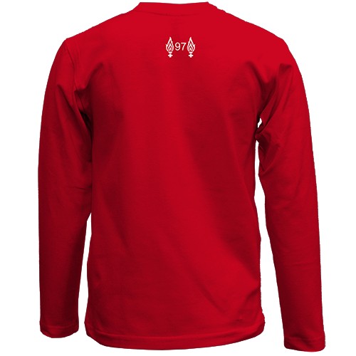 Дитячий 3D лонгслів форма Ліверпуль (вид ззаду)