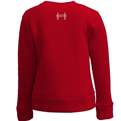 Детский 3D свитшот форма Ливерпуль (вид сзади)