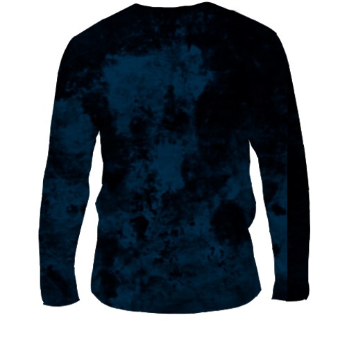 Чоловічий 3D лонгслів з пантерою (вид ззаду)