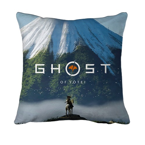 3D подушка Ghost of Yotei, Mount Yotei (вид спереди)