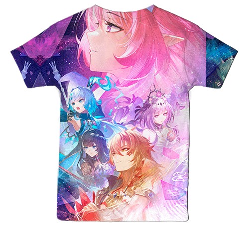 Дитяча 3D футболка Honkai: Star Rail (вид ззаду)