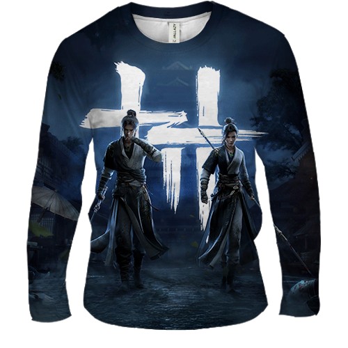 Мужской 3D лонгслив Where Winds Meet (вид спереди)