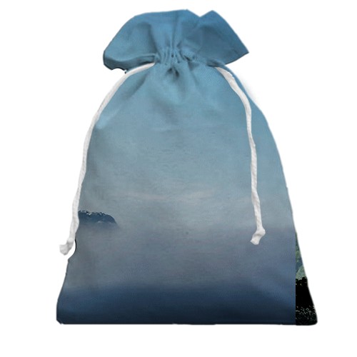 3D Подарочный мешочек Ghost of Yotei, Mount Yotei (вид сзади)