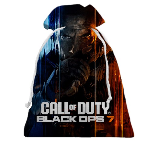 3D Подарочный мешочек CoD, Black Ops 7 (вид спереди)