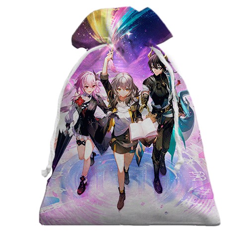 3D Подарочный мешочек Honkai: Star Rail (вид спереди)