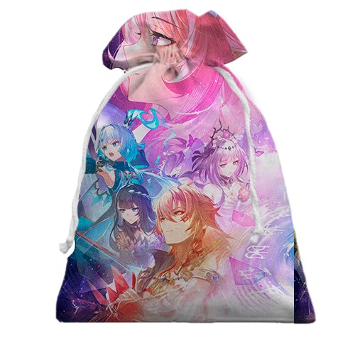 3D Подарочный мешочек Honkai: Star Rail (вид сзади)