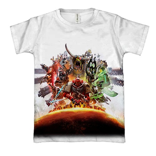 3D футболка Warhammer 40k Dawn of War IV (вид спереду)