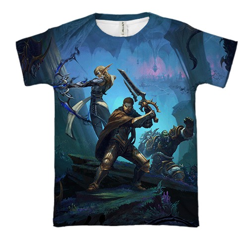 3D футболка WoW - The War Within (вид спереду)