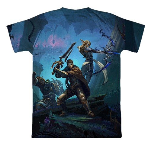 3D футболка WoW - The War Within (вид ззаду)