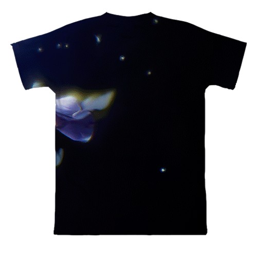 3D футболка Evernight - Honkai Star Rail (вид сзади)