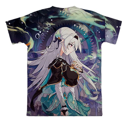 3D футболка Firefly - Honkai Star Rail (вид сзади)