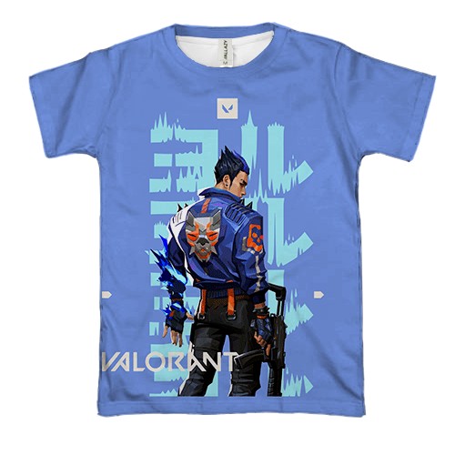 3D футболка Yoru - Valorant (вид спереду)