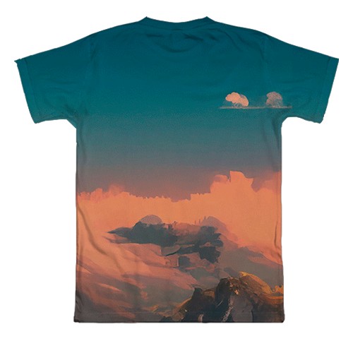 3D футболка Creature Commandos (вид ззаду)