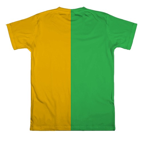 3D футболка Eren Yeager Laughing (вид сзади)