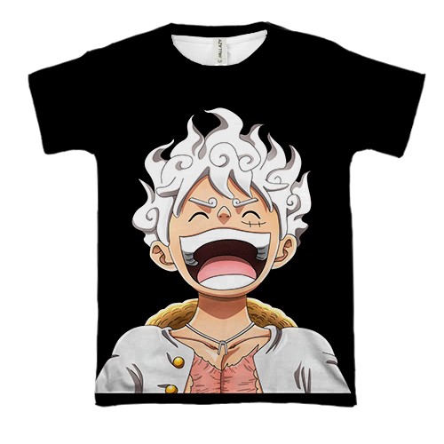 3D футболка Laughing Luffy (вид спереду)
