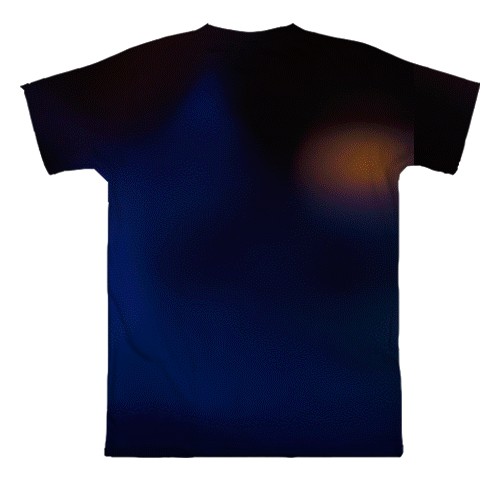 3D футболка Hazbin Hotel poster (вид ззаду)