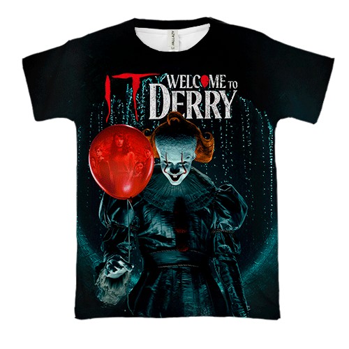 3D футболка IT: Welcome to Derry (вид спереду)