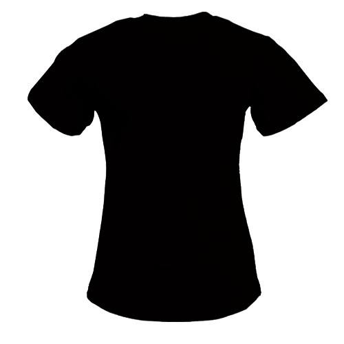 Женская 3D футболка CS2, CT x Dragon Lore (вид сзади)