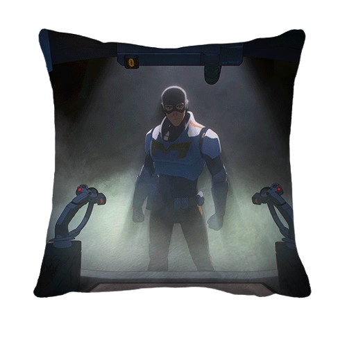 3D подушка Dispatch - Mecha Man (вид спереди)