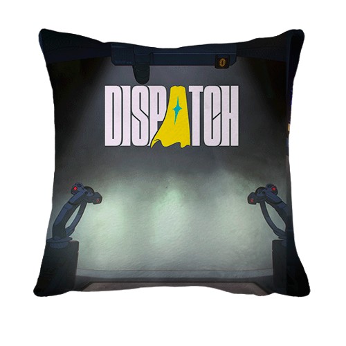 3D подушка Dispatch - Mecha Man (вид сзади)