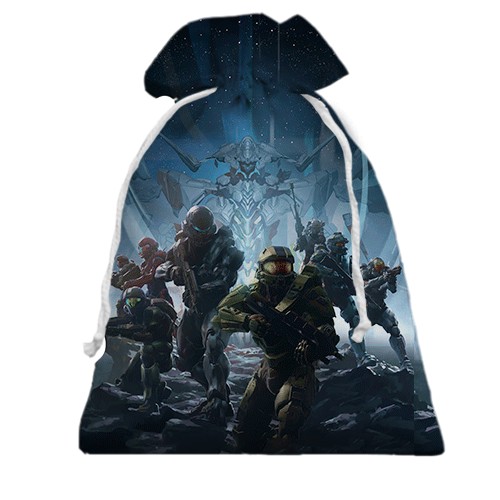 3D Подарочный мешочек Halo 5 Guardians (вид сзади)