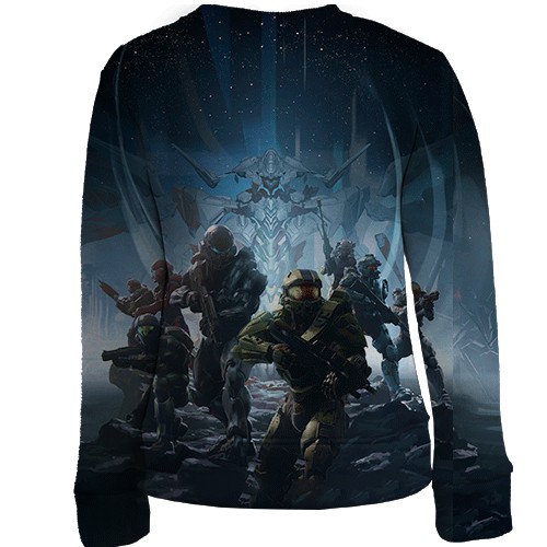 Детский 3D свитшот Halo 5 Guardians (вид сзади)