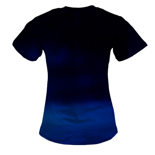 Женская 3D футболка Lego Batman (вид сзади)