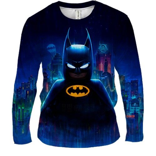 Мужской 3D лонгслив Lego Batman (вид спереди)