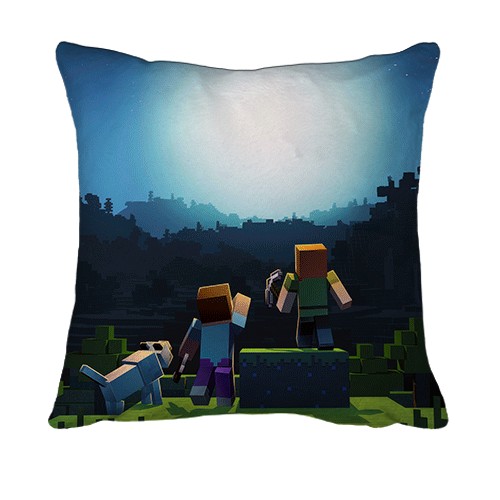 3D подушка Minecraft Anniversary (вид спереди)