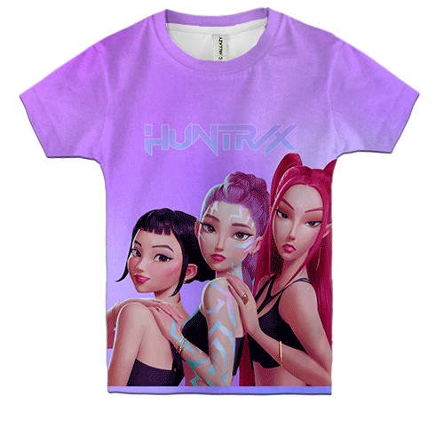 Дитяча 3D футболка HUNTRIX Kpop (вид спереду)