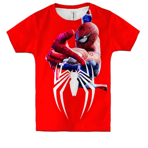 Детская 3D футболка Spider-Man Stunt (вид спереди)