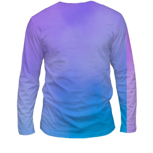 Мужской 3D лонгслив HUNTRIX Kpop (вид сзади)